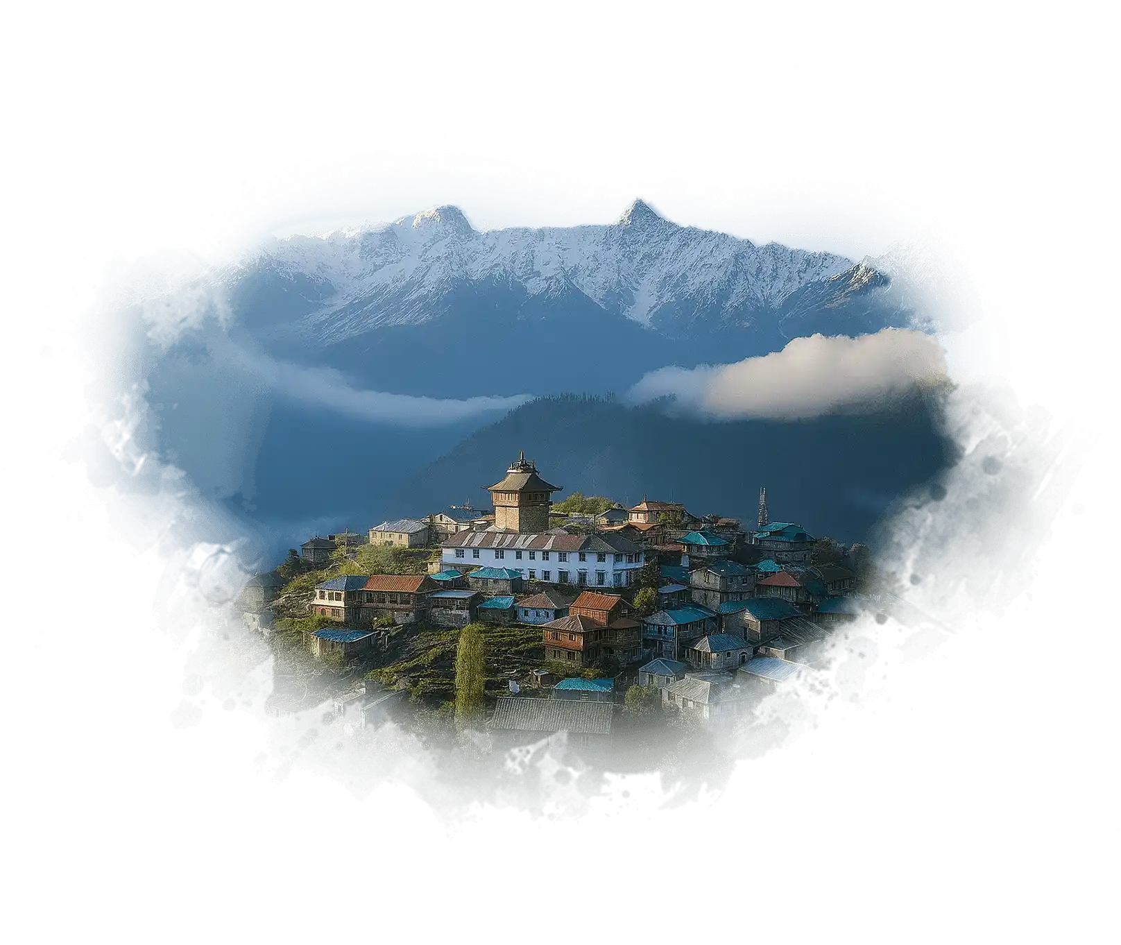 Scenic view of Kinnaur